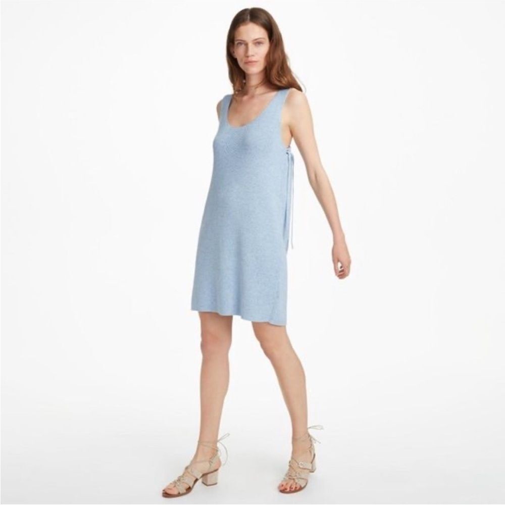 NWOT Club Monaco Baby Blue Bindell Sweater Tank Dress S/P
